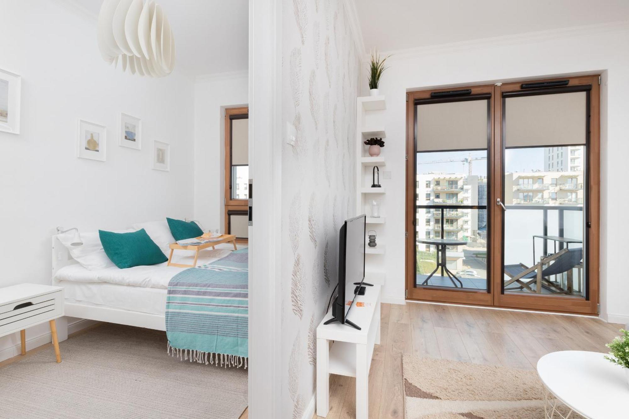 Starowiejska Apartment With Balcony Next To Arena Gdansk Stadium By Noclegi Renters 外观 照片