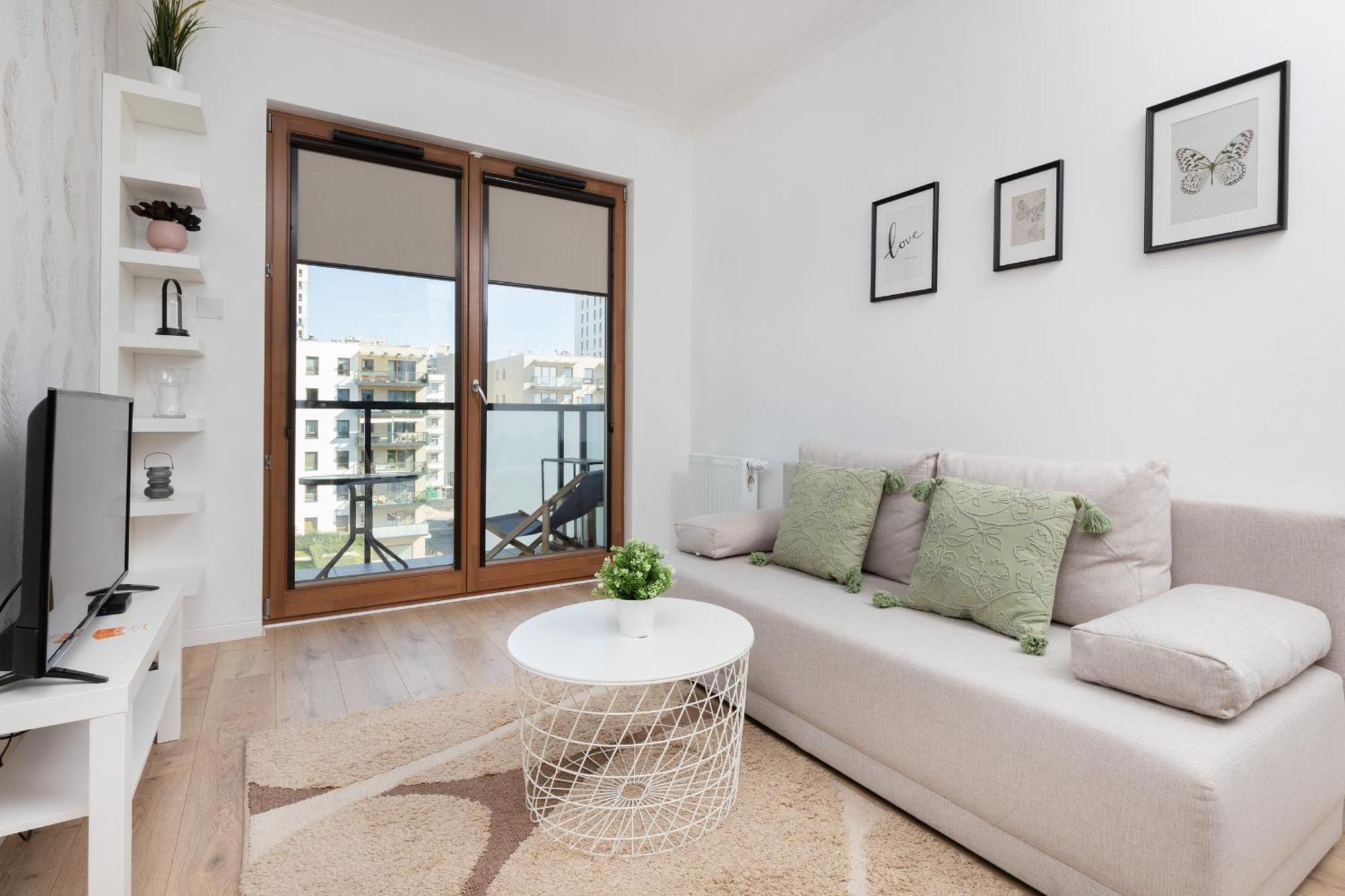 Starowiejska Apartment With Balcony Next To Arena Gdansk Stadium By Noclegi Renters 外观 照片