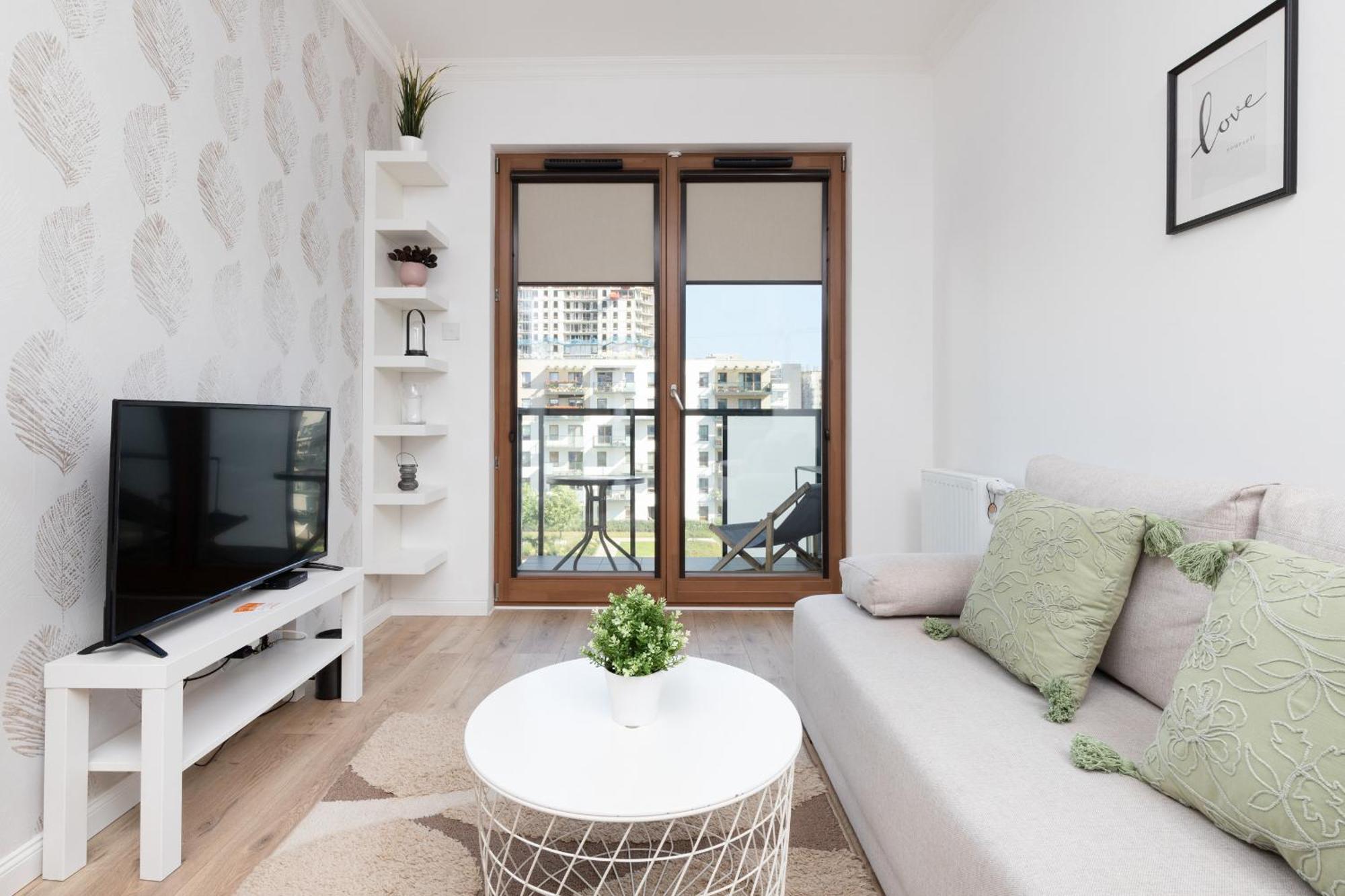 Starowiejska Apartment With Balcony Next To Arena Gdansk Stadium By Noclegi Renters 外观 照片